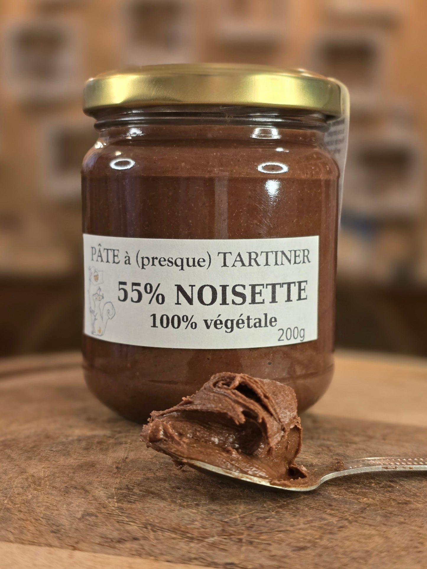 PÂTE À TARTINER - 55% NOISETTE - 100% VÉGÉTALE